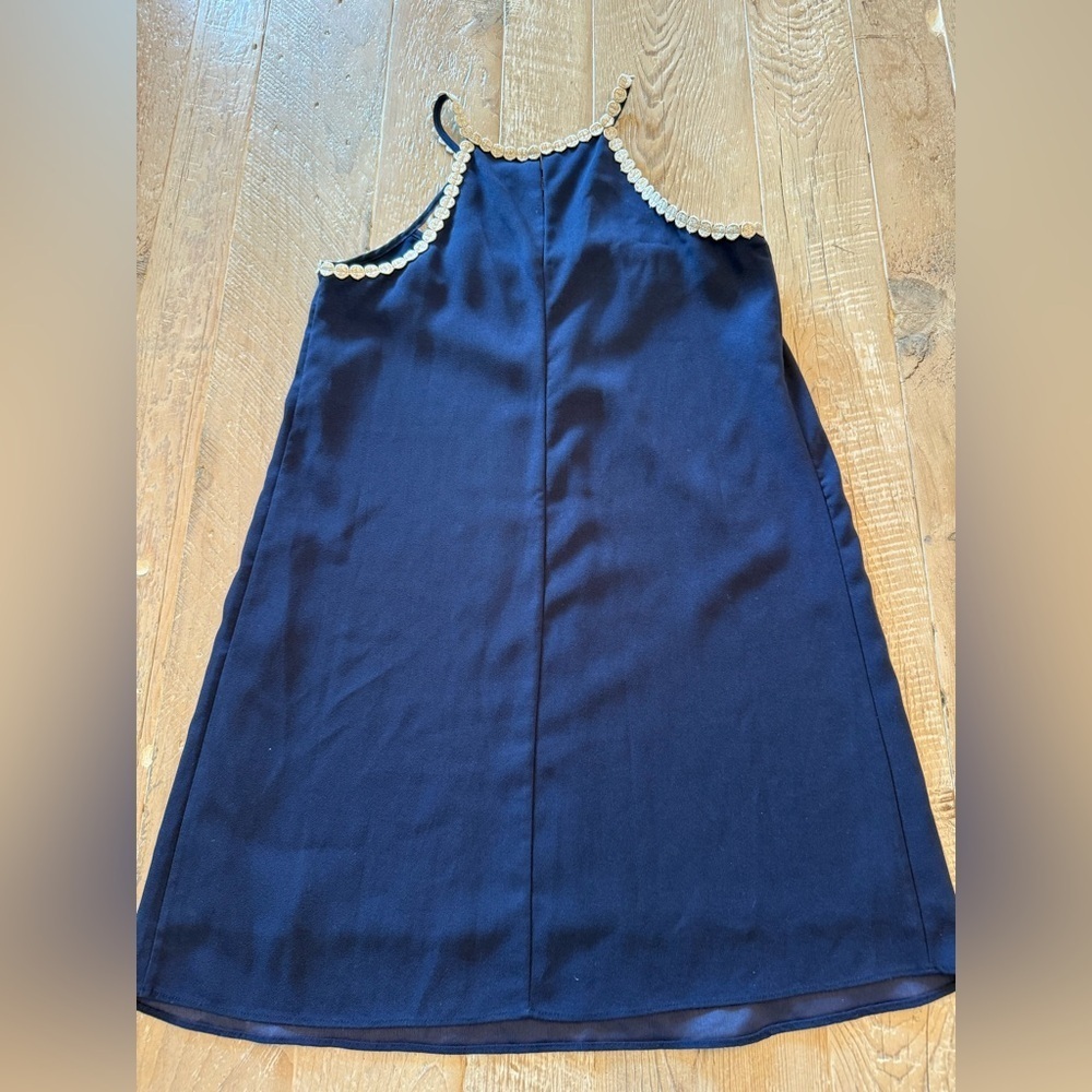 Lilly Pulitzer Navy Dress with Gold Details 00 - Picture 7 of 8